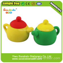 Red Tea Pot School Eraser brev